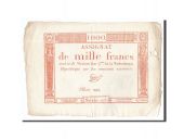 Assignats 1000 Francs 1000 Francs type Domaines Nationaux, signé Taizy