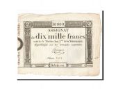 10 000 Francs type Domaines Nationaux, sign Hennequin
