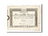 Assignats 10 000 Francs 10 000 Francs type Domaines Nationaux, signé Hennequin