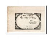 Assignats 5 Livres 5 Livres type Domaines Nationaux, signé Picot Bild
