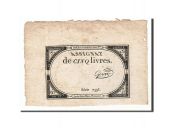 Assignats 5 Livres 5 Livres type Domaines Nationaux, signé Goust Bild