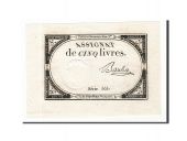 Assignats 5 Livres 5 Livres type Domaines Nationaux, signé Barba Bild