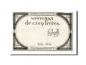 Assignats 5 Livres 5 Livres type Domaines Nationaux, signé Lachapelle Bild