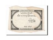 Assignats 5 Livres 5 Livres type Domaines Nationaux, signé Laegel Bild