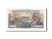 Réunion 5 Francs Foreign Banknoten Reunion, 5 Francs type Bougainville, SPECIMEN Bild
