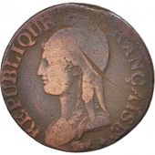 France, Dupr, 5 Centimes, 1799, Bordeaux, B, Bronze, KM:640.8, Gadoury:126a