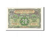 Algeria 20 Francs Foreign Banknoten Algeria, 20 Francs type 1946-48, SPECIMEN Bild