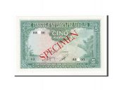 Indochina 5 Piastres Foreign Banknoten Indochina, 5 Piastres type Cambodge, SPECIMEN Bild