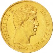 France, Charles X, 40 Francs, 1830, Paris, Gold, KM:721.1, Gadoury:1105