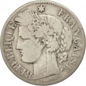 France, Crs, 2 Francs, 1871, Paris, B+, Argent, KM:817.1, Gadoury:530