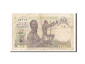 French West Africa 10 Francs 1946 KM:37 1946-01-18 VF(20-25) V.9