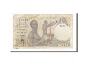 French West Africa, 10 Francs, 1943-1948, KM:37, 1949-09-28, TB+