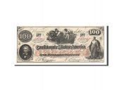 Confederate States of America, 100 Dollars, 1862, KM:45, 1862-08-26, EF(40-45)