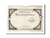 France, 5 Livres, 1793, 1793-10-31, Lhuillier, KM:A76, TB, Lafaurie:171