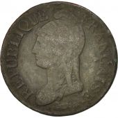 France, Dupr, 5 Centimes, 1796, Orlans, B+, Bronze, KM:640.9, Gadoury:126