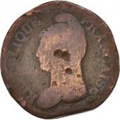 France, Dupr, Decime, 1798, Lyon, VG(8-10), Bronze, KM:644.5, Gadoury:187