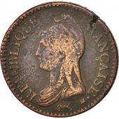 France, Dupr, Decime, 1799, Metz, TB, Bronze, KM:644.2, Gadoury:187a