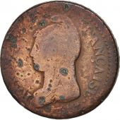 France, Dupr, Decime, 1799, Geneva, VG(8-10), Bronze, KM:644.6, Gadoury:187a