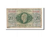 Afrique-quatoriale franaise, 20 Francs, 1941, 1941-12-02, KM:12a, B