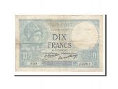 France, 10 Francs, 1927, 1927-12-05, KM:73d, TB+, Fayette:6.12