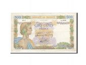 Banknote, France, 500 Francs, 1942, 1942-04-09, EF(40-45), Fayette:32.34, KM:95b