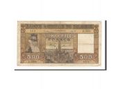 Belgium, 500 Francs, 1945, KM:127a, 1945-04-07, VF(30-35)