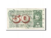 Suisse, 50 Franken, 1954-1961, KM:48c, 1963-03-28, TB