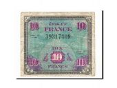 France, 10 Francs, 1944, 1944-06-06, KM:116a, TB+, Fayette:VF18.1