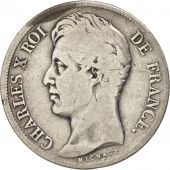 France, Charles X, 2 Francs, 1829, Strasbourg, B+, Argent, KM:725.3, Gadoury:516