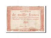 France, 1000 Francs, 1795, 1795-01-07, Leval, KM:A80, TB, Lafaurie:175