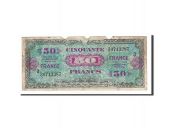 France, 50 Francs, 1945, KM:122c, 1945-06-04, VG(8-10), Fayette:VF24.3
