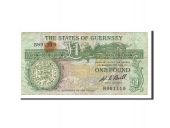 Guernsey, 1 Pound, 1980, KM:48a, Undated (1980-1989), VF(20-25)