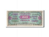 France, 50 Francs, 1945, KM:122b, 1945-06-04, VF(30-35), Fayette:VF24.2
