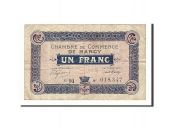 France, Nancy, 1 Franc, 1917, TB+, Pirot:87-17