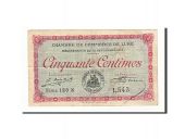 France, Lure, 50 Centimes, 1915, TTB, Pirot:76-13