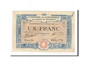 France, Gray et Vesoul, 1 Franc, 1919, AU(50-53), Pirot:62-13