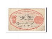 Algeria, 50 Centimes, 1915, 1915-01-13, EF(40-45), Pirot:137-9