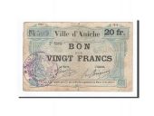 France, Aniche, 20 Francs, 1915, TB+, Pirot:59-62