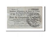France, Charleville-Mzires, 50 Centimes, 1916, TTB, Pirot:08-88
