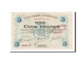 France, Maubeuge, 5 Francs, 1914, AU(50-53), Pirot:59-1814