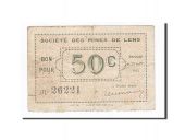 France, Lens, 50 Centimes, 1914, TB+, Pirot:62-803
