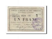 France, Rimogne, 1 Franc, 1916, TB+, Pirot:08-197