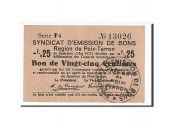 France, Poix-Terron, 25 Centimes, 1917, SUP+, Pirot:08-144