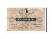 France, Metz, 1 Franc, 1918, TB, Pirot:131-4