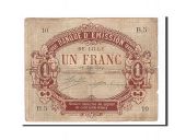 France, Lille, 1 Franc, 1914, VF(20-25), Pirot:59-1589