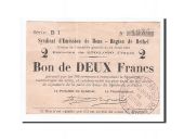 France, Rethel, 2 Francs, 1916, AU(50-53), Pirot:08-168
