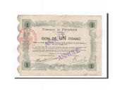 France, Feignies, 1 Franc, 1914, VF(30-35), ANNULE, Pirot:59-925