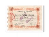 France, Feignies, 5 Francs, 1914, AU(50-53), ANNULE, Pirot:59-927