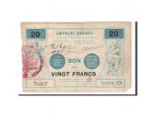 France, Valenciennes, 20 Francs, 1914, TB, Pirot:59-2547