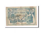 Algeria, Bne, 1 Franc, 1917, 1917-07-10, EF(40-45), Pirot 138-5